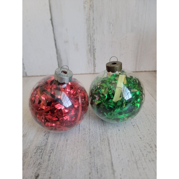 Chicago bulls green bay Packers glass ball ornament Xmas set - Picture 6 of 7